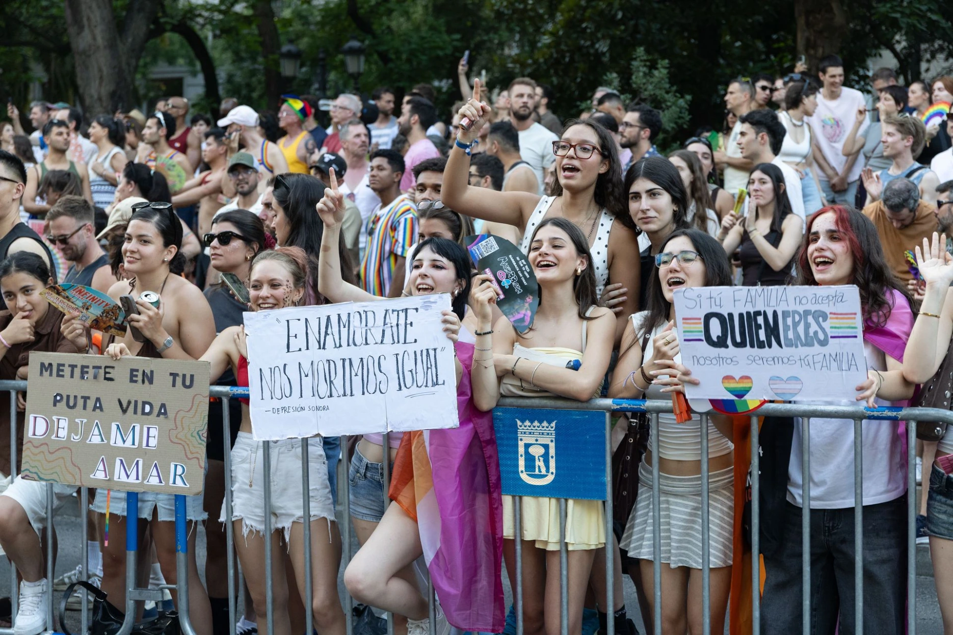 La respuesta de la gente durante el Orgullo 2026 es muy positiva