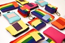 Monedero bandera bisexual