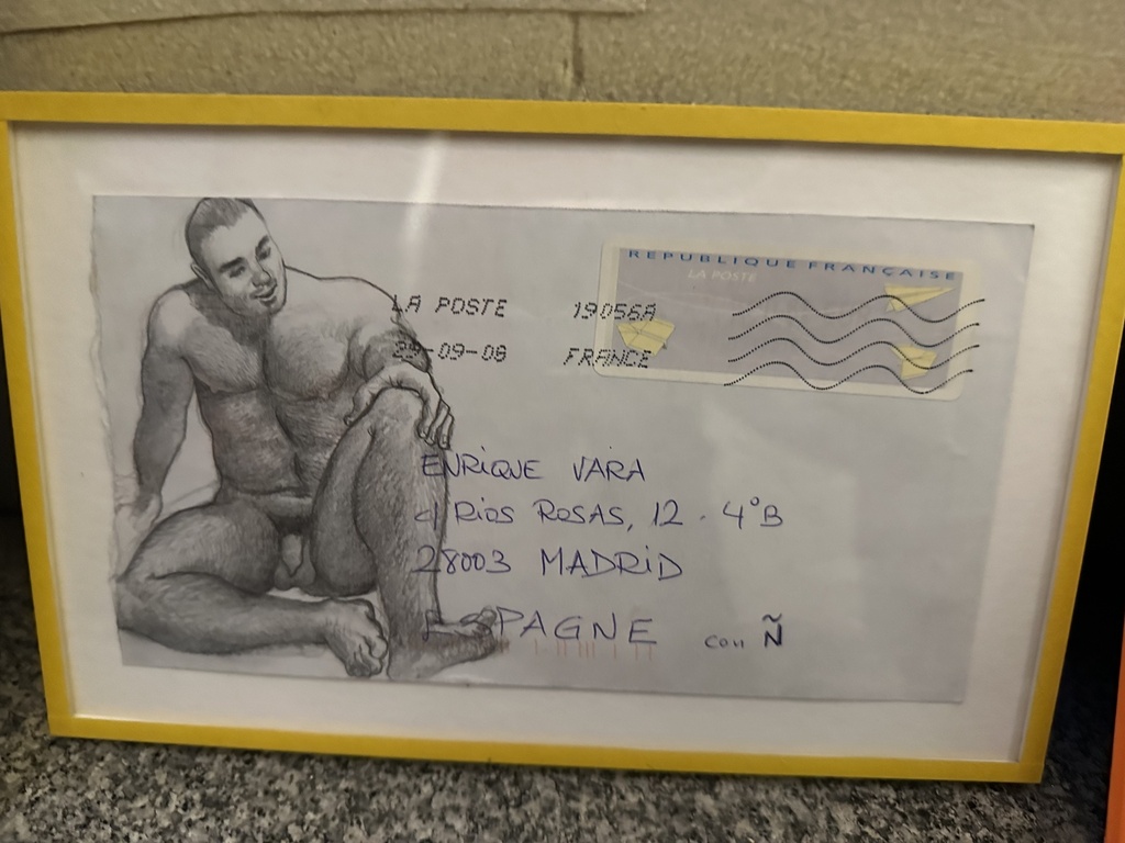 Ilustración Enrique Vara - Sobres nº 01 enmarcado
