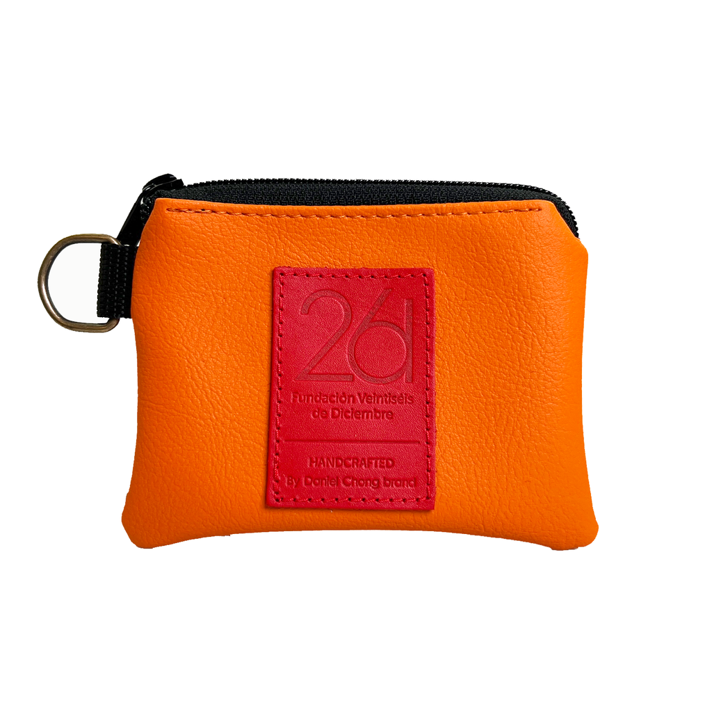 Monedero bandera lésbica