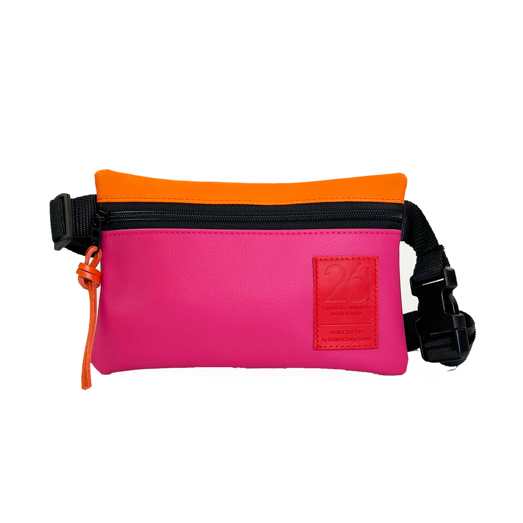 Riñonera bandera lésbica