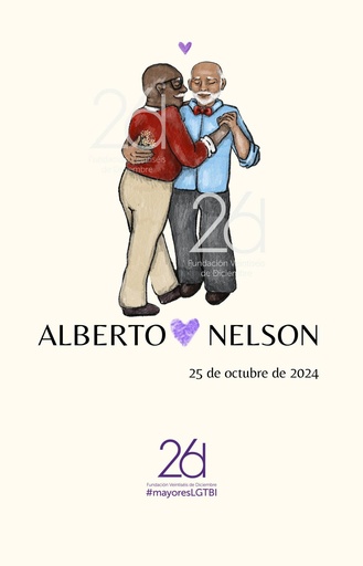 [FUNTARHOM] Tarjeta de bodas hombres